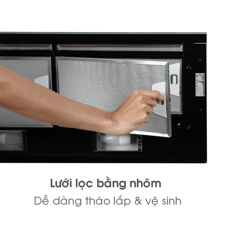 Máy hút mùi âm tủ màu đen HH-SG70A Hafele 533.89.021