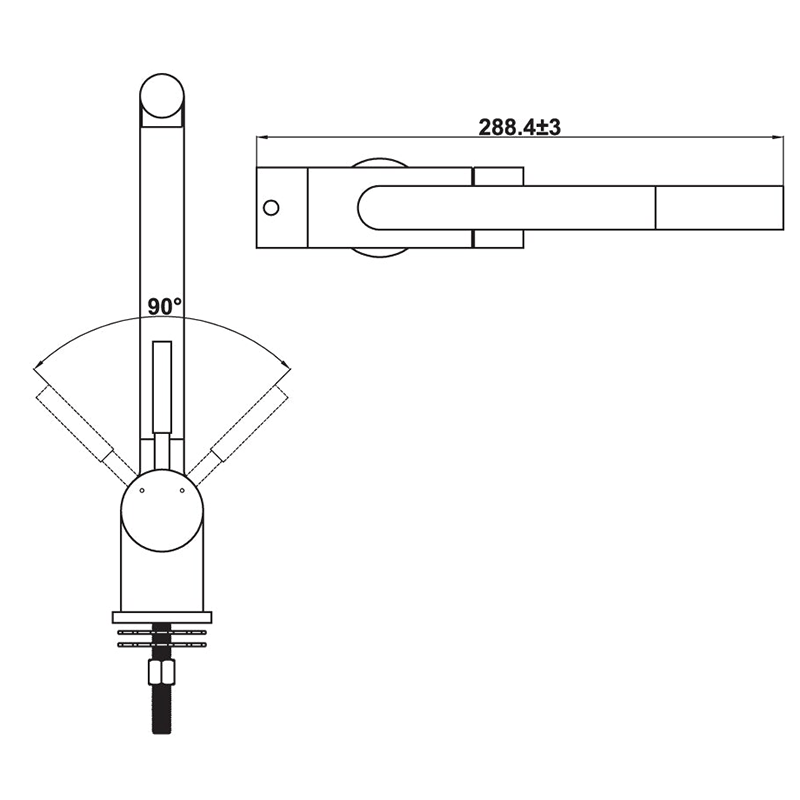 Vòi rửa chén HT21-CH2F271 Hafele 577.55.210