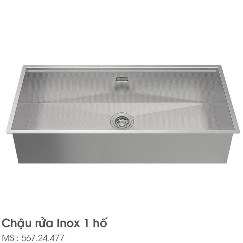 Chậu rửa Inox một hố HS24-SSN1S-8644 Hafele 567.24.477 5