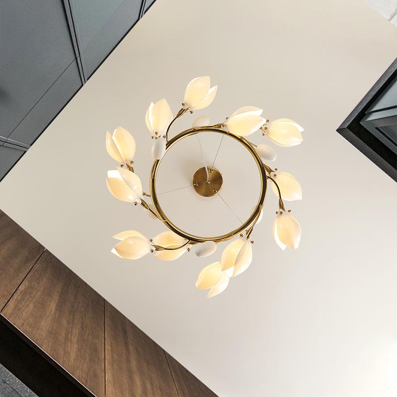 Đèn thả trần decor hoa Tulip sáng tạo HSL742