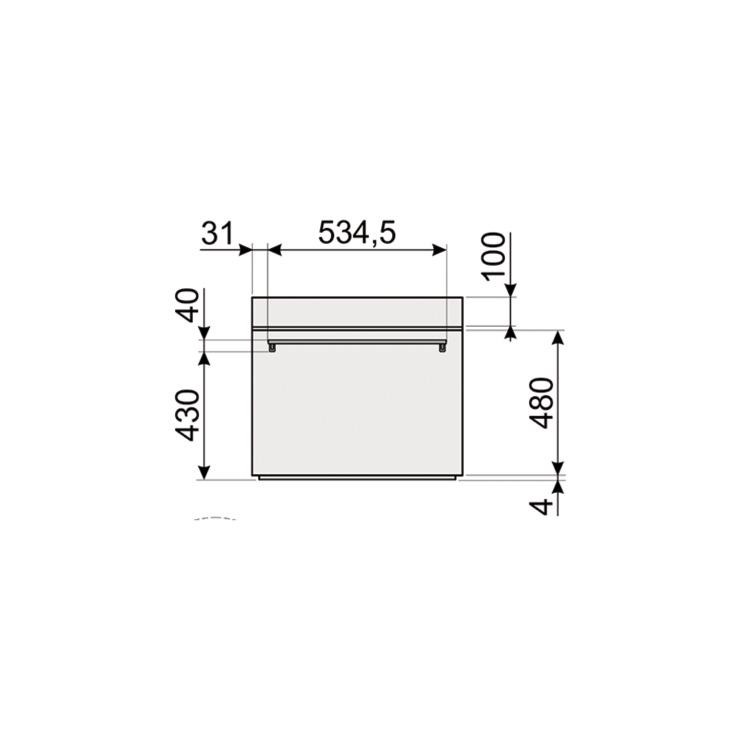 Lò nướng đối lưu âm tủ Hafele 536.64.753