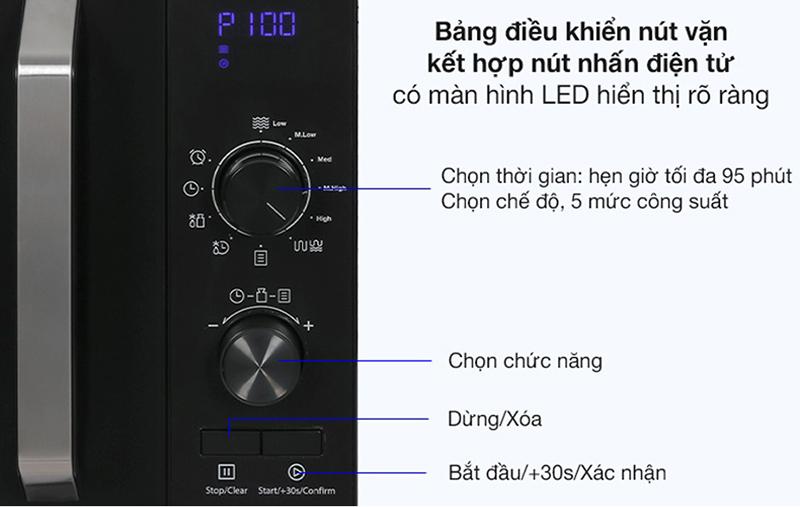 Lò vi sóng kết hợp nướng để bàn HW-F23B Hafele 538.31.270 7