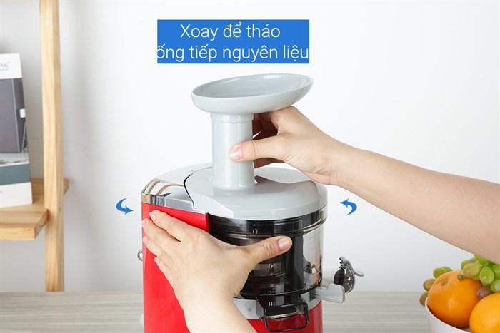 Máy ép chậm màu đỏ Smeg SJF01RDEU 535.43.629 9