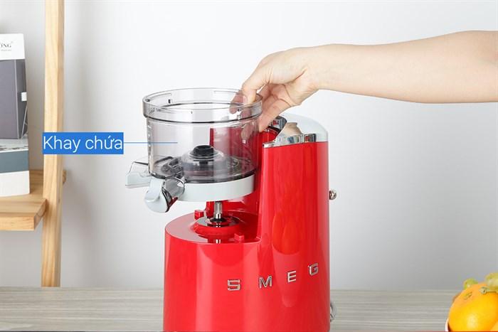 Máy ép chậm màu đỏ Smeg SJF01RDEU 535.43.629 22