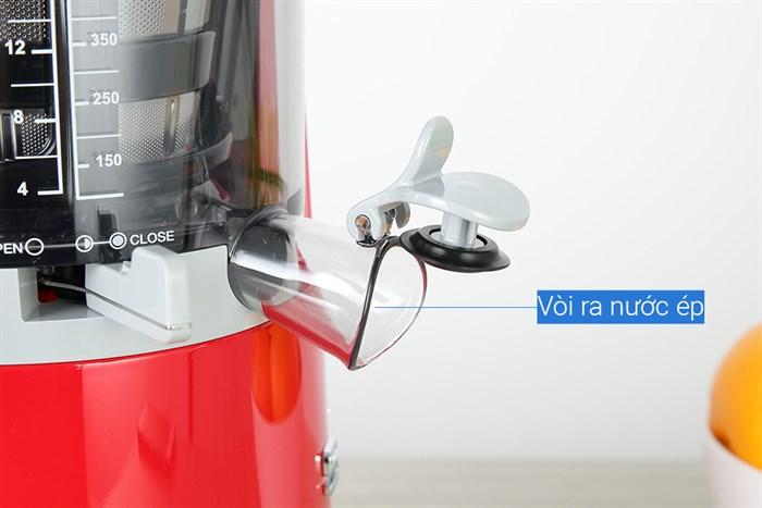 Máy ép chậm màu đỏ Smeg SJF01RDEU 535.43.629 21