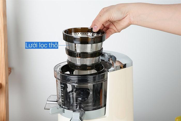 Máy ép chậm màu kem Smeg SJF01CREU 535.43.625 16