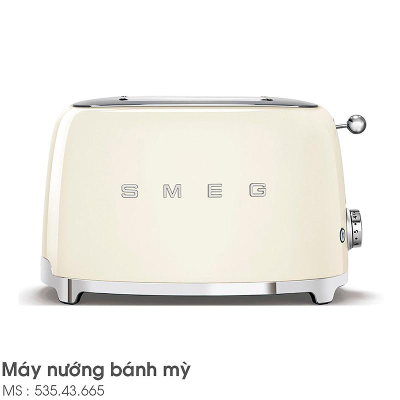 Máy nướng bánh mỳ 2 lát Smeg TSF01CREU 535.43.665 4