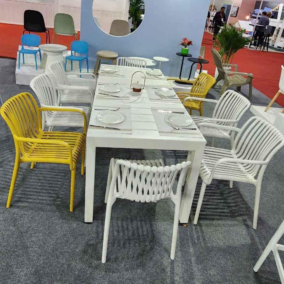 Bàn nhựa giá rẻ cho quán ăn ngoài trời ST3057A 7