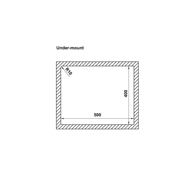 Chậu Inox HS21-SSN1S60 Hafele 567.96.300