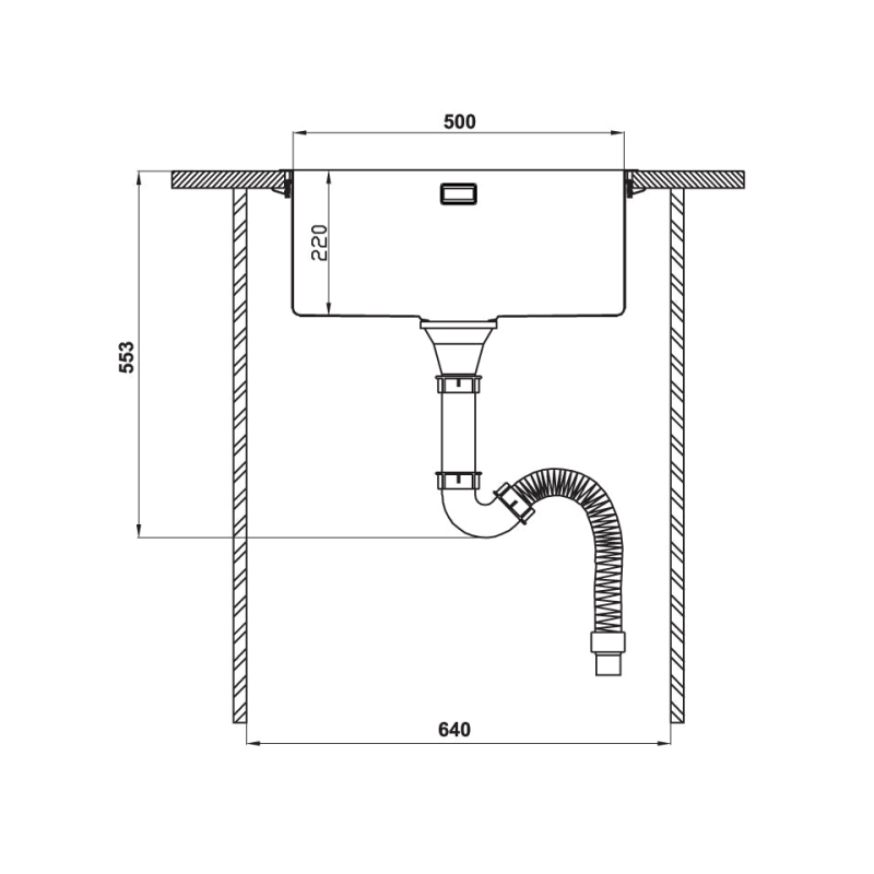 Chậu Inox HS21-SSN1S60 Hafele 567.96.300