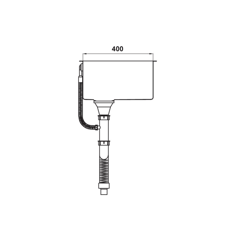Chậu rửa Inox HS21-SSD1S60 Hafele 567.94.010
