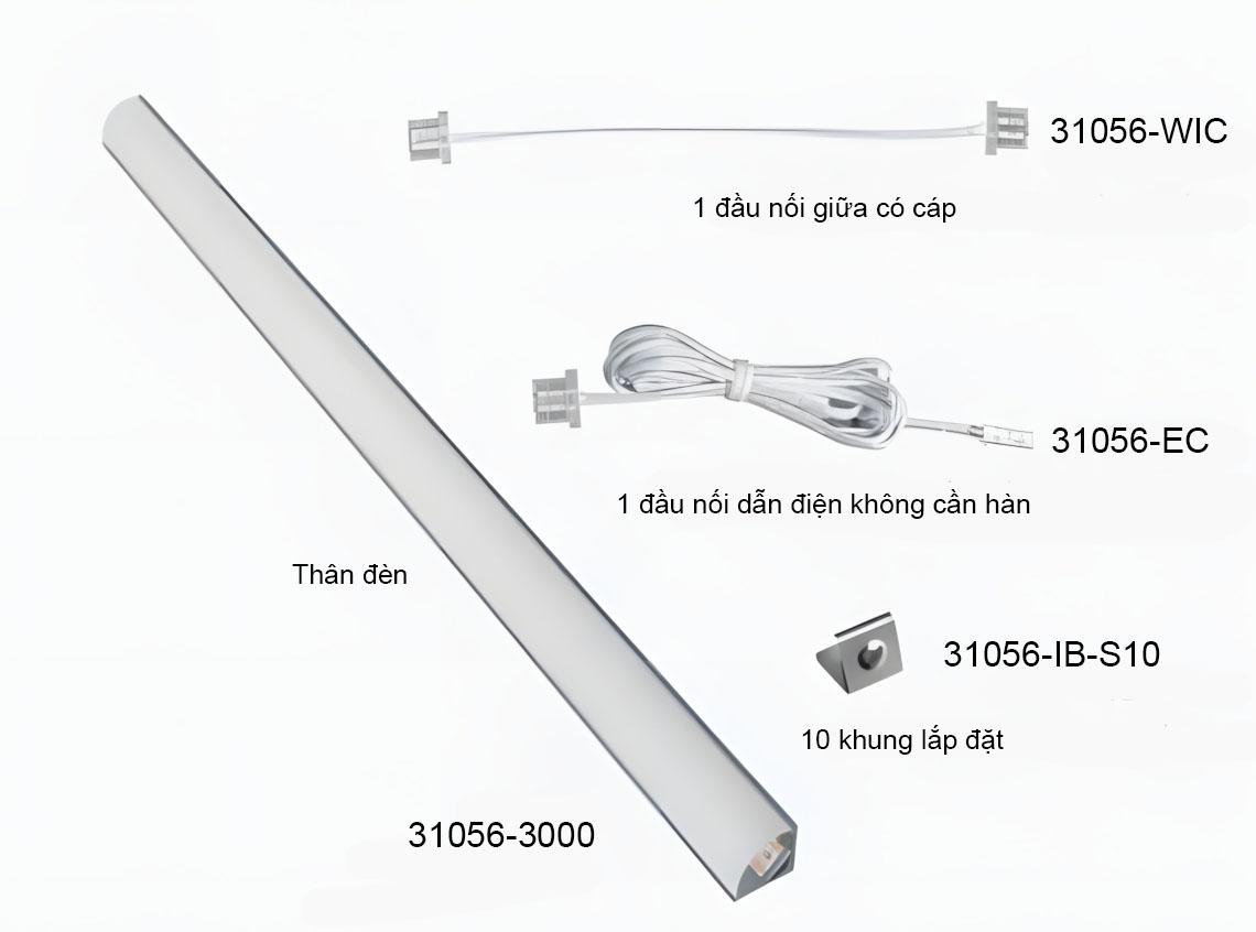 Phụ kiện Đèn LED tuyến tính âm tủ bếp Taura 31056 2