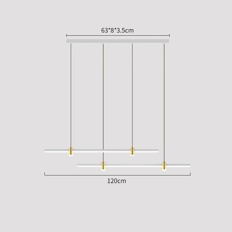 Đèn thả bàn ăn dáng dài kiểu dáng độc đáo HSL9550 1