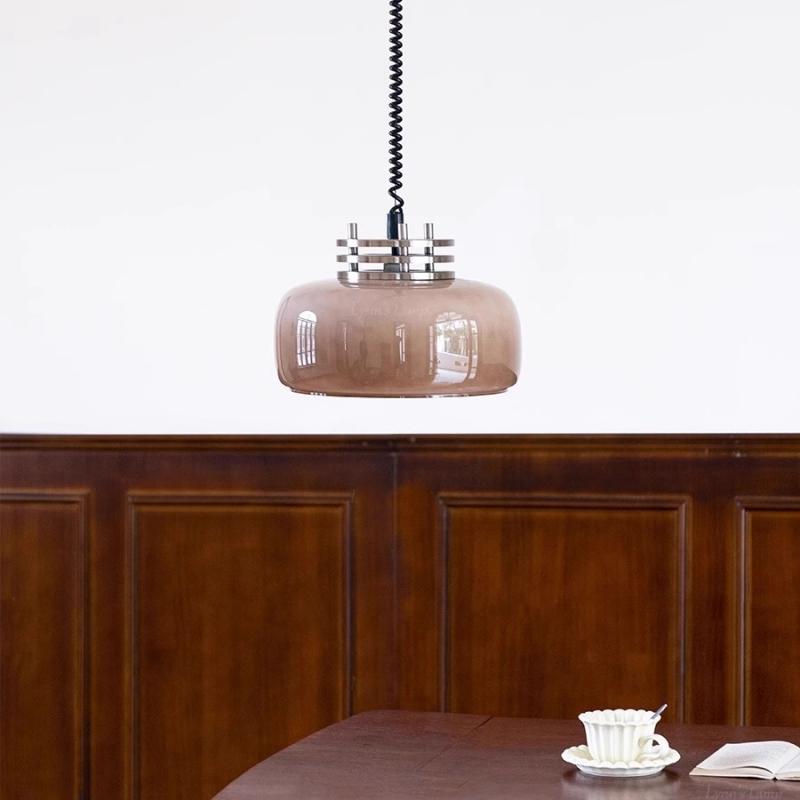 Đèn thả thủy tinh phong cách Retro ấn tượng D8408