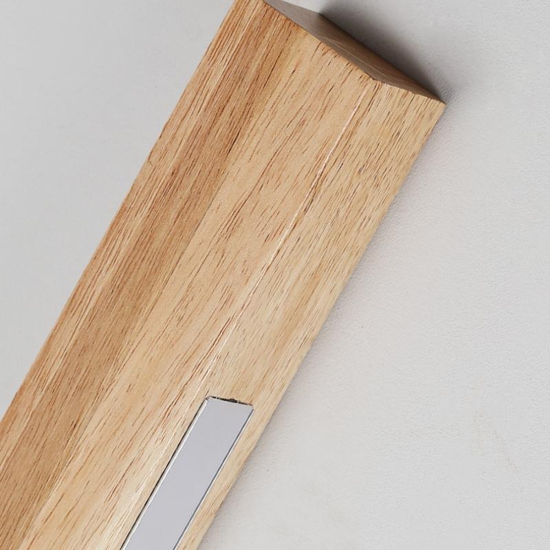 Đèn tường bằng gỗ hình hộp Minimalist SBS8045