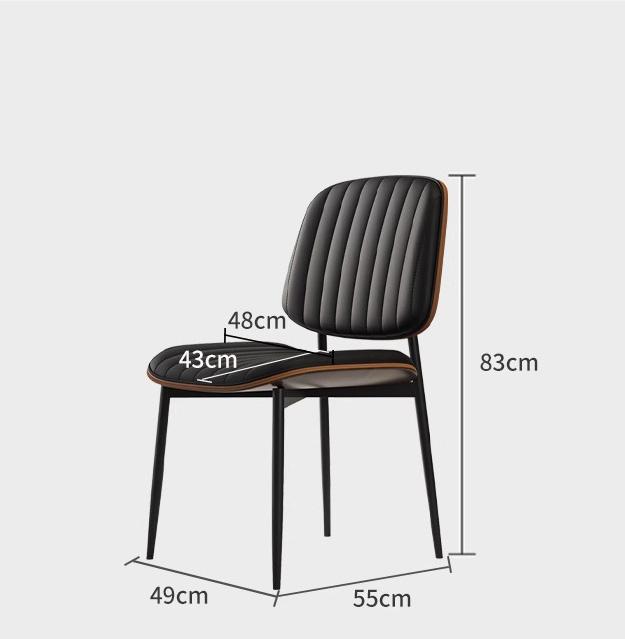Ghế ăn khung kim loại đệm da sang trọng LA2541 13