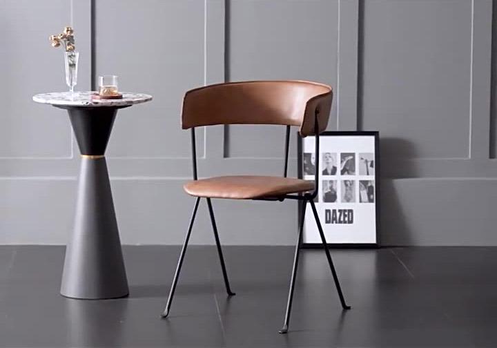 Ghế cafe bọc da sang trọng tinh tế ZW7880 14