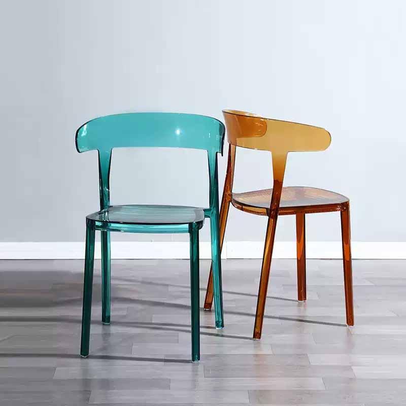 Ghế nhựa uống trà cafe trong suốt thời thượng ZW5413 16