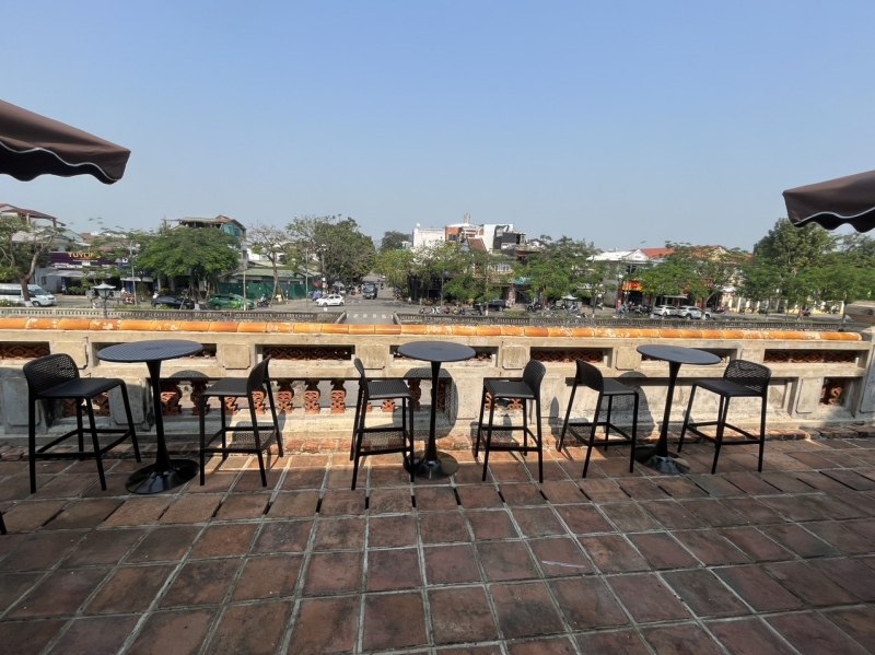 Ghế cao quầy bar ngoài trời bằng nhựa độc đáo ST3029