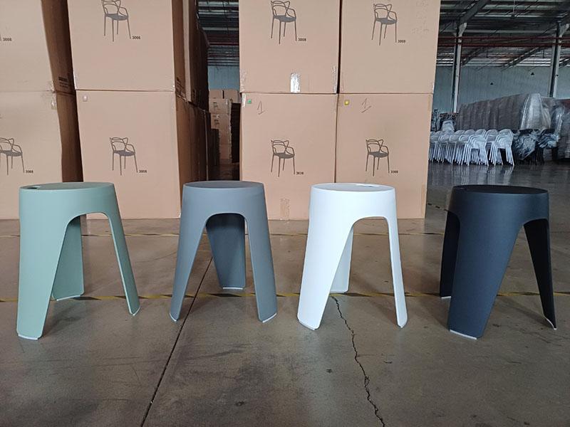 Ghế đôn nhựa 3 chân tối giản ST1070 15