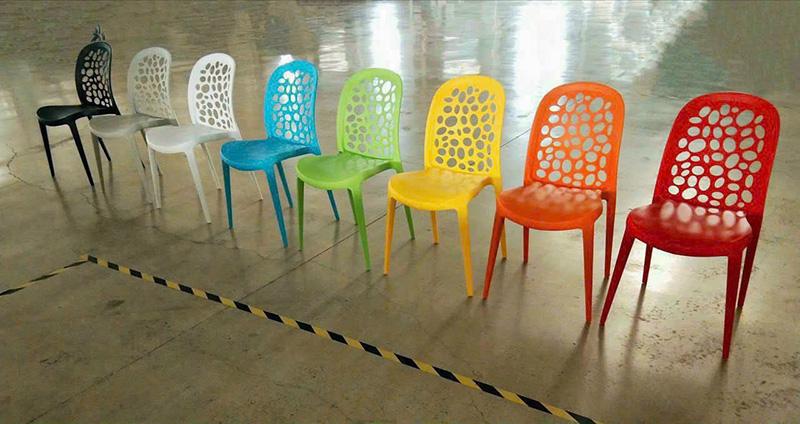 Ghế nhựa quán cafe decor độc đáo ST3010