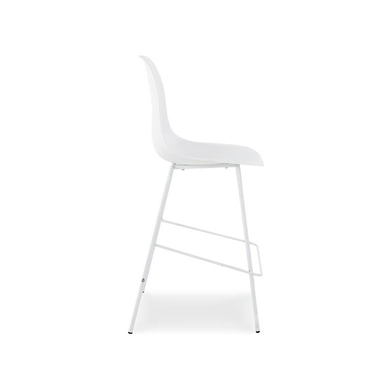 Ghế nhựa quầy bar chân sắt hiện đại D130 8