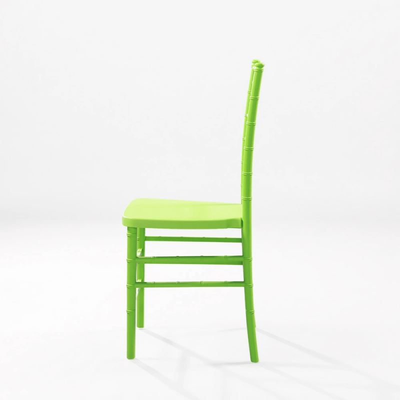 Ghế nhựa tựa lưng dài decor quán cafe ST3005 9