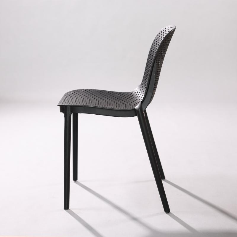Ghế nhựa tựa lưng trang trí ngoài trời ST3016