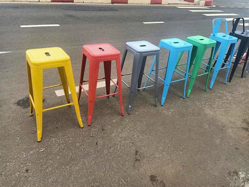 Ghế quầy bar không tựa khung kim loại ST1520 12