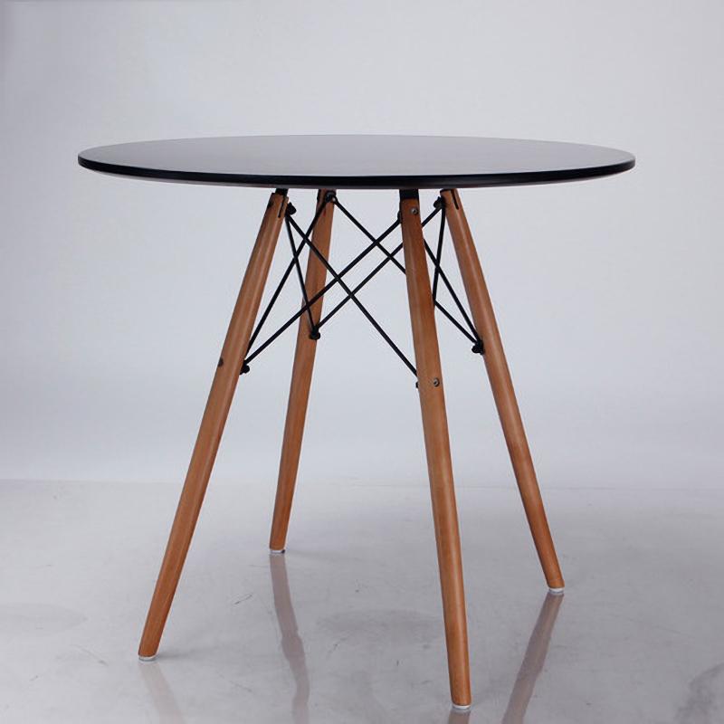 Bàn gỗ hình tròn cao 75cm nghệ thuật tinh tế ST1542A