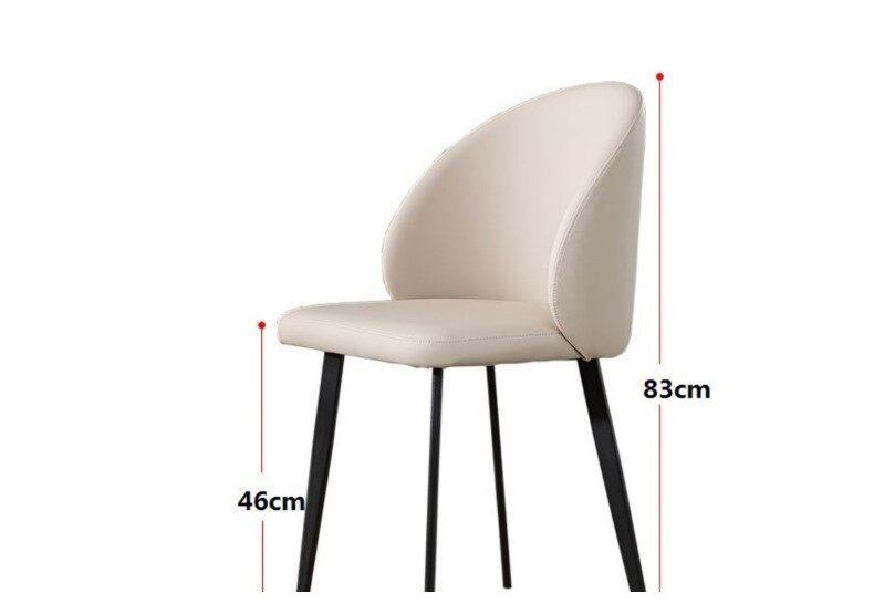 Ghế bàn ăn bọc da Bắc Âu sang trọng LXY1289
