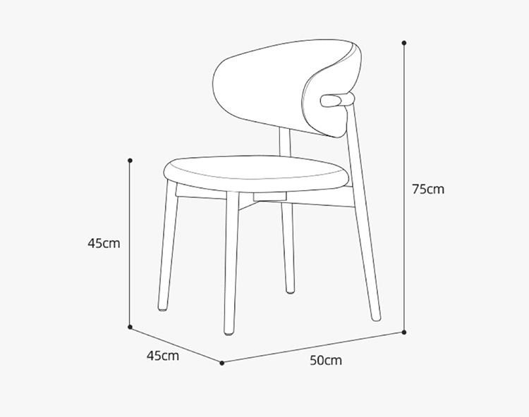 Ghế bàn ăn đa sắc trang trí sang trọng LXY3169