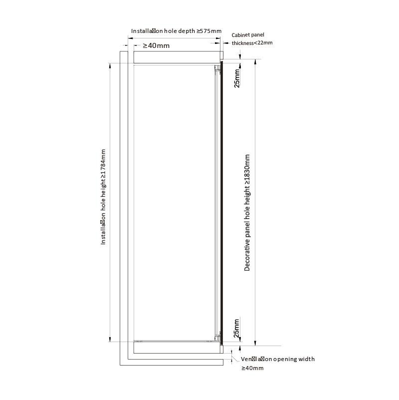 Tủ bảo quản rượu vang lắp âm Malloca MWC-95BI