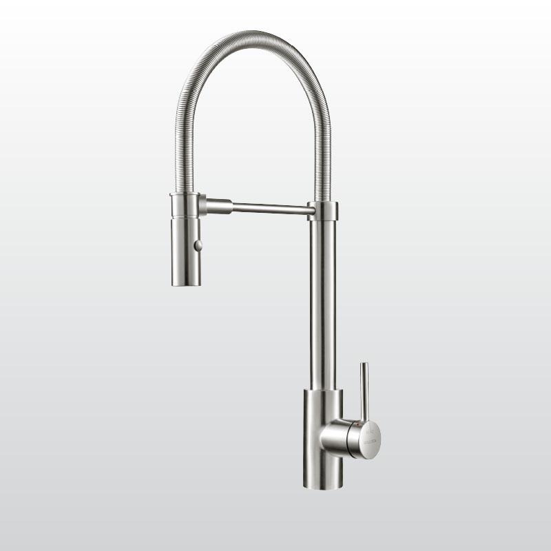 Vòi rửa chén Inox hai nguồn nóng lạnh Malloca K088-CS 7