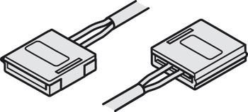 Dây nối kéo dài đèn LED 24V, 4 chân Hafele 833.77.815