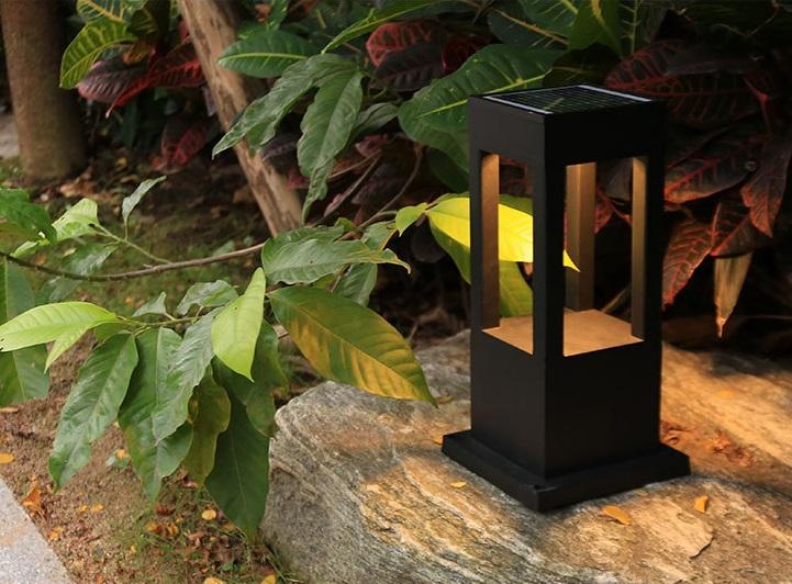 Đèn năng lượng mặt trời sân vườn hình trụ WK9772