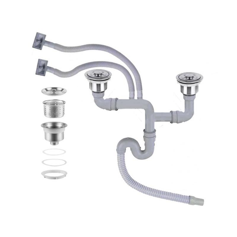 Chậu rửa bát 2 hộc inox KAFF KF-HM8245L 9