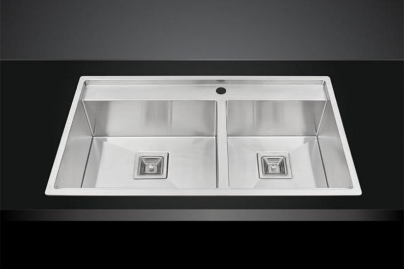 Chậu rửa bát âm inox 2 hố KAFF KF-HMS9050 8