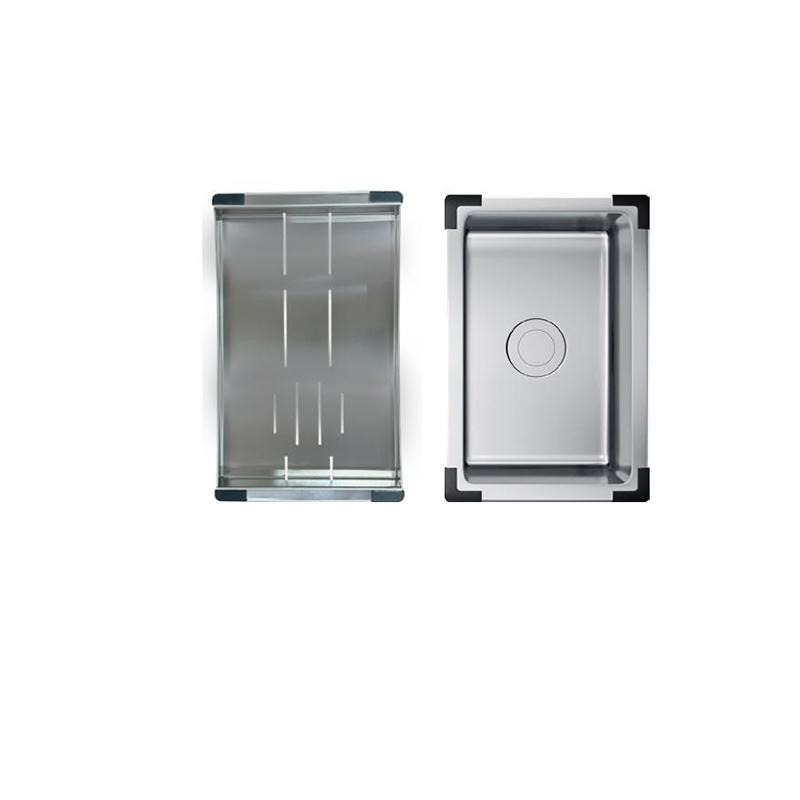 Chậu rửa bát Inox đơn lắp âm KAFF KF-HM7848B 7