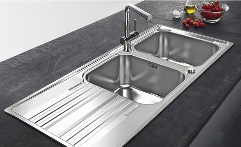 Chậu rửa chén inox 2 hố cân KAFF KF-P10046 5