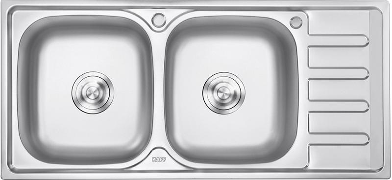 Chậu rửa chén inox 2 hố cân KAFF KF-P10046 7
