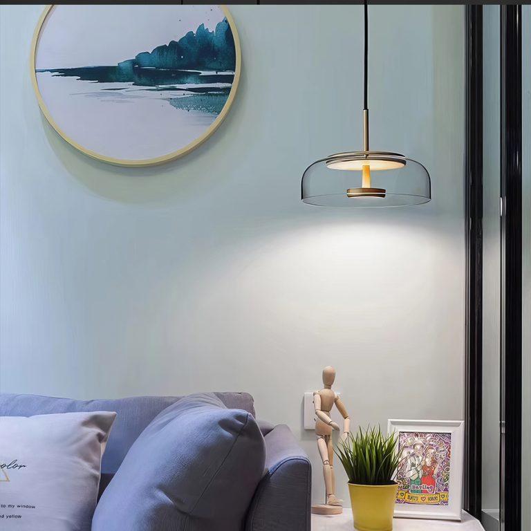Đèn thả thủy tinh trang trí phòng khách TT50 5