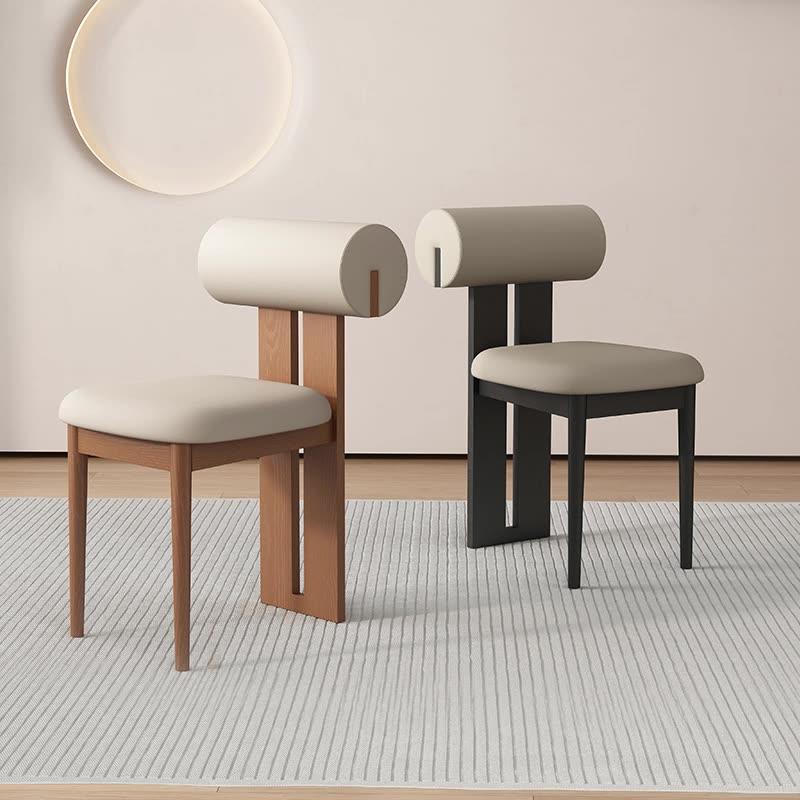 Ghế ăn Hippo Chair đệm da khung gỗ cao cấp GH8431B 9