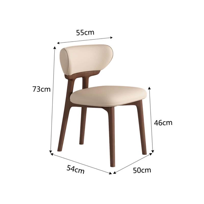 Ghế gỗ bọc da cao cấp cho nhà hàng quán cafe GH8429B 5