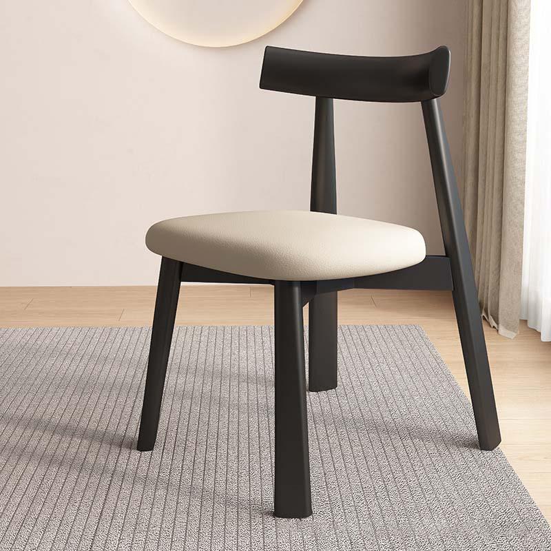 Ghế gỗ nguyên khối tối giản decor quán cafe GH8425A 5