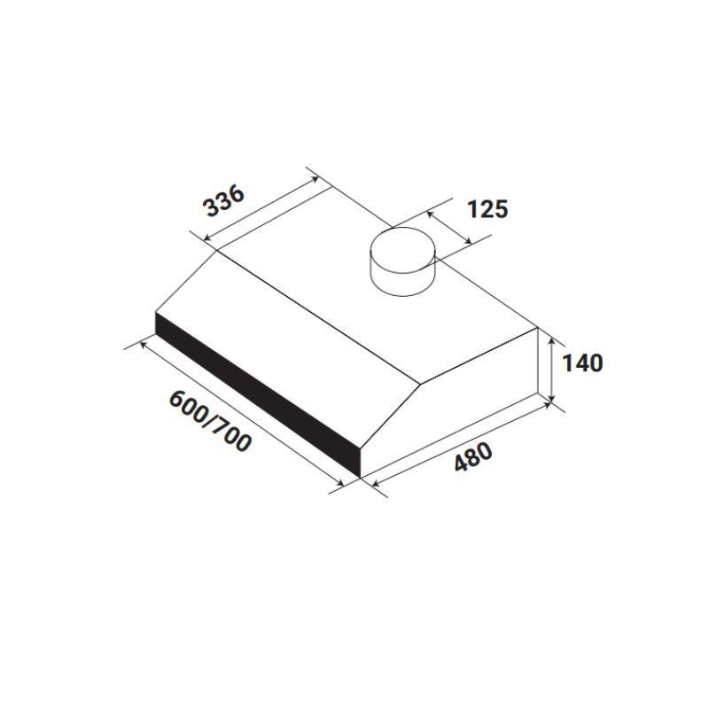 Máy hút mùi cổ điển chính hãng KAFF KF-638I (2)