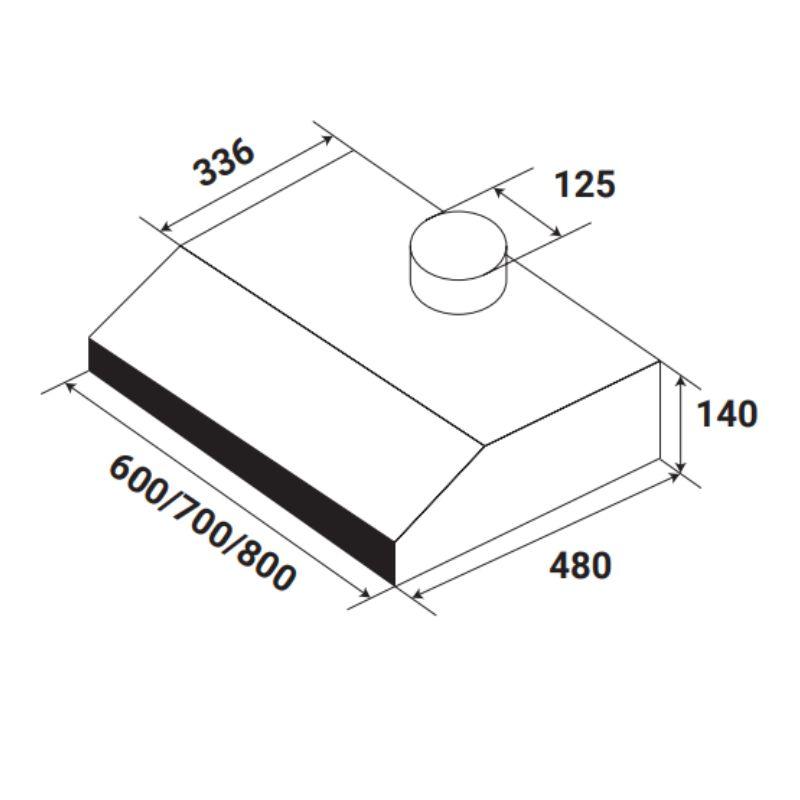 Máy hút mùi cổ điển KAFF KF-688I (2)