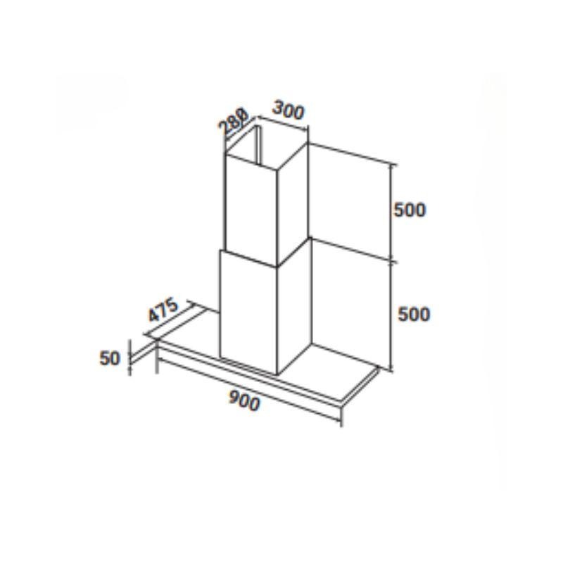 Máy hút mùi độc lập cao cấp KAFF KF-IS991GH (2)