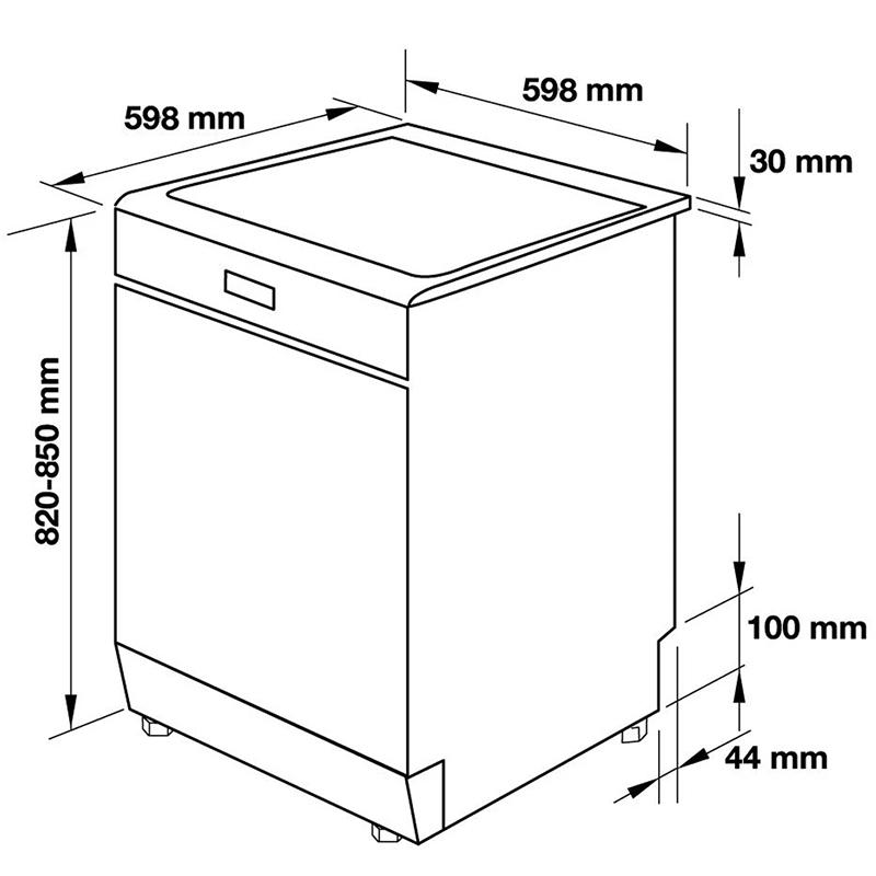 Máy rửa chén độc lập KAFF KF-D65ERIS 16