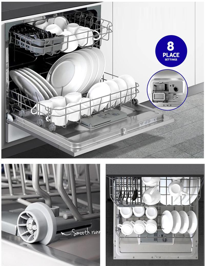 Máy rửa chén độc lập màu trắng KAFF KF-SW800 14